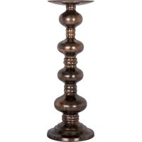 Porte bougie design cuivre ambiance chaleureuse et raffinée - cuivre patiné élégant