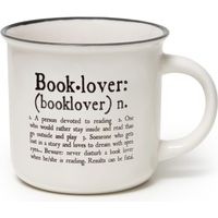 Legami - Cup Puccino, Tazza in Porcellana New Bone China, Tema Book Lover, Take a Break Collection, Capacità 350 ml, Lavabile in Lavastoviglie, Utilizzabile in Microonde