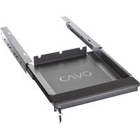 CAVO Laptop Schreibtischschublade schwarz abschließbar Tischschublade für den Unterbau 380 x 446 x 55 mm
