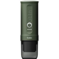 OutIn Nano Cafetera Espresso Eléctrica Portátil - Verde Bosque, Autocalentable USB-C, Café Molido y Cápsulas NS - Camping, Viaje, Senderismo