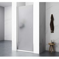 Aqualine Pilot - Duschtür, 190x101 cm, Aluminium glänzend/Glas Brick PT100W