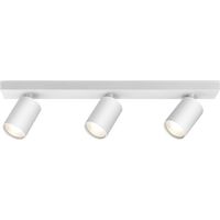 Plafonnier 3 spots saillies BETA-U1 Alu GU10 3x35W Blanc