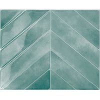 Selbstklebende Wandfliesen x4, 29,03x22,86cm - Smart Tiles Chevron Taby Klebefliesen 3D Fliesenaufkleber für Bad & Küche