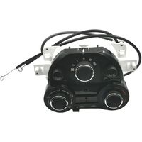Car air conditioner temperature control panel