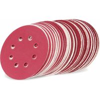 Set de disques abrasifs TOOLTECH, Ø 125 mm, 50 pièces