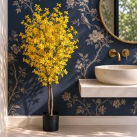 120cm Artificial Forsythia Tree - Premium Quality