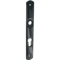 Piastra per porta tirard marinea alluminio nero 6 mm