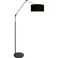 Steinhauer - stehlampe - Prestige Chic - schwarz - leinen metall