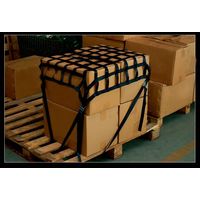 Gurtbandnetz zur Ladungssicherung TECTOR® 25 mm stark, Schwarz 0,9 x 0,9 m