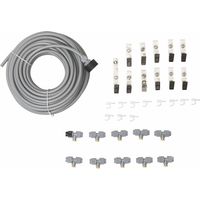 Brumisateur de terrasse 15 m 10 buses laiton WERKA PRO