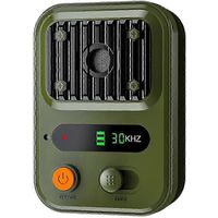 Ultrasonic Dog Repeller Dog Bark Deterrent Devices Waterproof Rechargeable Portable Three Modes(green)
