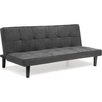 Sofá Cama Diseño En Tejido 2 Plazas para casa y oficina Giada - Gris