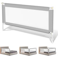 Wolketon 3X Barrière de Sécurité Enfant Lit Barrière de lit pour enfant barrière de sécurité pour lit enfant barrière de protection de lit - 1x150cm+2x200cm