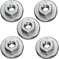 Serrage Rapide éCrou de Blocage, 5 Serrage Rapide D'éCrou de Serrage, éCrou Accessoires Pour Toutes Les Meuleuses D'Angle Argent
