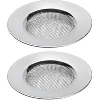 Kitchen stainless steel sink strainer Bathroom floor drain food trap drain-7815mm,2pcs