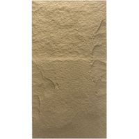 Panel decorativo 3D efecto piedra en PU 10 piezas 120x60x3 - Beige