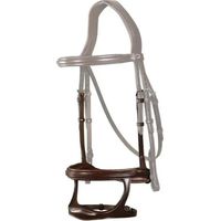 Trense dyon double noseband Leder anatomisch Wettbewerb