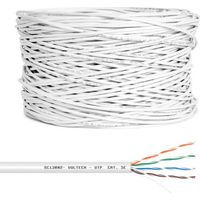 Vultech Cavo di Rete 305 m Cat5e U / UTP (UTP) Colore Bianco