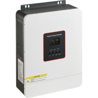 Mophorn Inverter solare ibrido off-grid 3000 W da 24 V CC a 230 V CA, con onda sinusoidale pura,caricabatteria integrato e regolatore solare MPPT da 80 A, compatibile con batterie al litio e al piombo