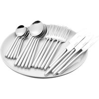 Esmeyer Set di posate 24 pezzi in acciaio inox argento