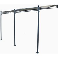 Werka Pro – Toile pour pergola 3 x 4 m – Toile polyester 180g/m² – Protection contre soleil et pluie – Compatible avec pergolas acier