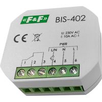 F&F BIS-402 bistabiles Impulsrelais, Unterputzmontage, 10 A 230 V AC BIS-402