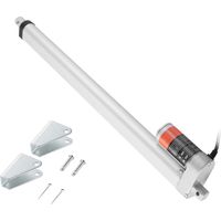 Mophorn – Actionneur linéaire 12V 1500N – Vitesse 0,19'/s – Protection IP54 – Support de montage inclus – Pour automatisation industrielle