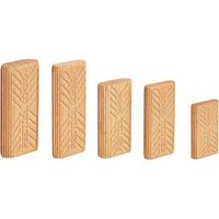 Festool – Tenons dominos 5 x 30 mm – Boîte de 300 pièces – Pour assemblages sans rotation – Alvéoles pour colle optimisée