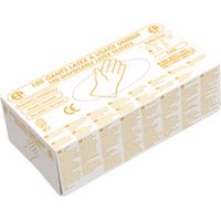 Confezione da 100 guanti monouso in lattice EUROTECHNIQUE - Taglia L/10
