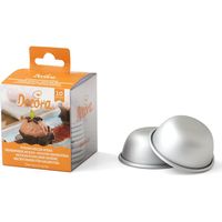 Moule à pâtisserie en aluminium, hémisphérique, 5 cm / 10 pièces. Decora