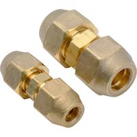2Pcs Golden Air Conditioning Copper Pipe Joints, Easy Install Extension Joint Easy Install Extension Joint, Double Connector Free Welding for Air Condition, Suitable for Fuel Gas Systems Pipes