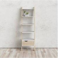 KIT LIBRERIA 4 RIPIANI + 1 CASSETTO 55X48X180 OSLO