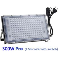 Projecteur UV LED 300W IP65, lumière noire pour aquarium, soirée, peinture fluo, néon, bar, fête.
