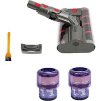 Pièce de rechange pour aspirateur Dyson Omni-Glide SV19 : tête de brosse double à rouleau souple.