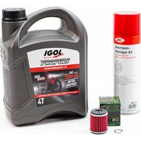 Kit Entretien Vidange Standard pour YAMAHA WR 125 de 2009 à 2017 - IGOL PROPULS PERFORMANCE 10W40 4L