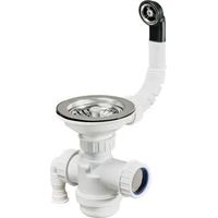 Abflusssystem Moderna fctv090p06 reduzierter Siphon runder Überlauf
