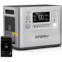 Générateur électrique portable - AFERIY - 2400W/2048Wh - Charge rapide 1,5h - Contrôle via app - Prise EU 220-240V