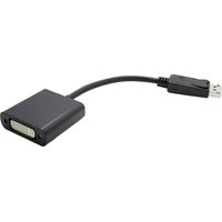 Câble adaptateur Value DisplayPort / DVI Fiche mâle DisplayPort, Prise femelle DVI-D 24+1 pôles 0.15 m noir 12.99.3133 Câble DisplayPort Y155152