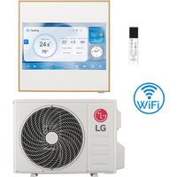 LG – Climatiseur réversible 9000 BTU A++ – Monosplit avec Wi-Fi intégré – Écran LCD 27 pouces – Commande vocale – Nettoyage automatique