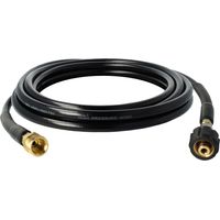 vhbw 5 m Verlängerungsschlauch kompatibel mit Kärcher K 2.99 M plus K 2.99 M plus T 50 Hochdruckreiniger mit M22 x 1,5 Gewindeanschluss Schwarz