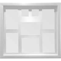 Premier Housewares White 8 Photo Multi Photo Frame