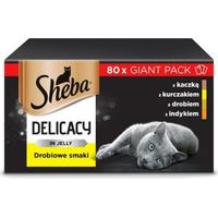 SHEBA Bustina di gelatina di pollame 80x85g