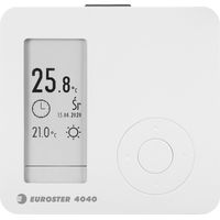Euroster 4040 thermostat blanc et gris programmable précis