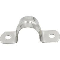 Collier de serrage rigide de 0,2 pouce x 160 pièces Attache de tension en acier inoxydable Clips en treillis métallique rigide pour la fixation de tuyaux