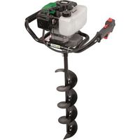 OSE – Tarière thermique 2200 W – Monocylindre 2 temps 52 cc – Vitesse 300 tr/min – Mèche Ø 15 cm x 80 cm en acier laqué