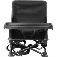 Siège d'appoint - BAMBISOL - 6/35 mois - Transformable en chaise enfant 3/5 ans - Pliable - Noir