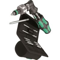 Wera 051031 Kraftform Kompakt Pistol Grip RA 4 Ratcheting Screwdriver & Bit Set