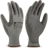 Polyurethanbeschichtete Polyesterhandschuhe (Größe 7) EN388 grau