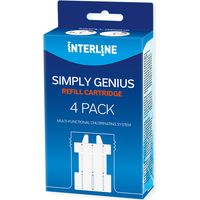 Interline Summer Simply Genius set de 4 recharges Blanc