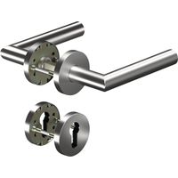 Poignée porte CORE+8906 8mm/6501/6612 PZ AL Alu.rd.Gauche/Droite D/D OGRO